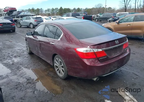 2014 Honda Accord Sport z USA, uszkodzony, nr VIN 1HGCR2F53EA208636